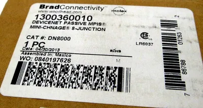 NEW MOLEX WOODHEAD DN8000 PASSIVE DISTRIBUTION BOX 1300360010
