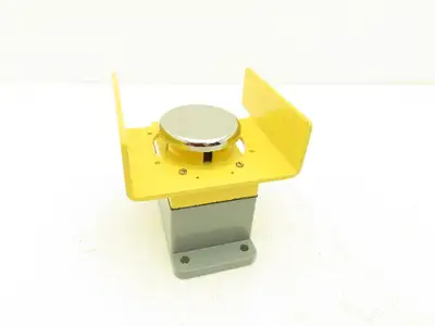 Allen Bradley 800P-S1CG1A Palm Operated Push Button Chrome 1 NO - 1 NC Contact