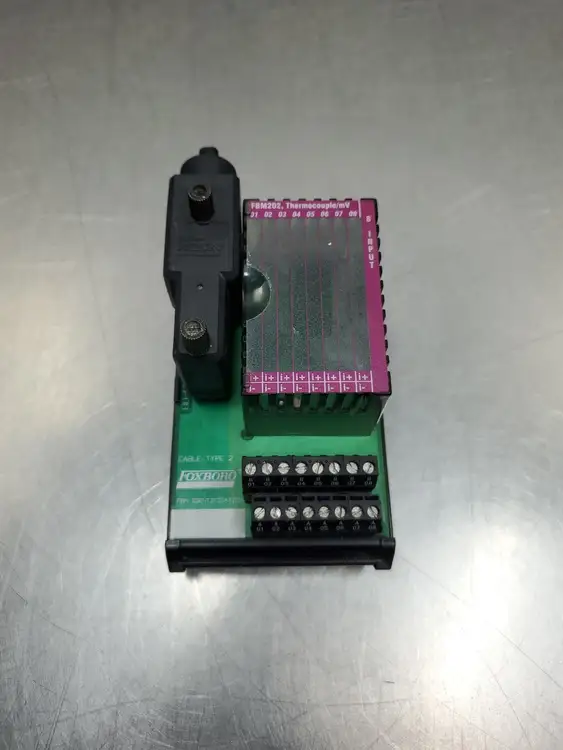 Used Foxboro FBM202 Thermocouple/mV Module (P0916AC OB RY1336) PLC Input & Output South Carolina US | Palmetto Automation #1502903