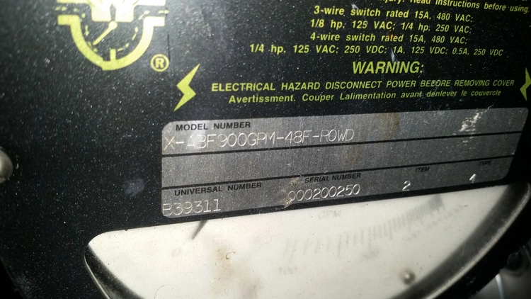 Used _UNKNOWN_ X-ABF900GPM-48F-ROWD Flowmeters Alabama US | Transamerican Equipment Company #709001