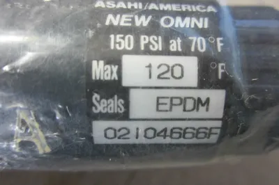 8 NEW ASAHI/AMERICA NEW OMNI 3/8 BALL VALVE