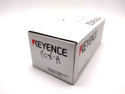 USED KEYENCE REV. P HANDHELD CODE READER, STANDARD WIRED CONNECTION, RED LED