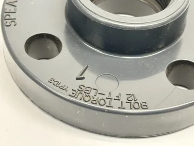 852-012 | Spears  1-1/4" 1-Piece Threaded Flange PVC Schedule 80 - New Other