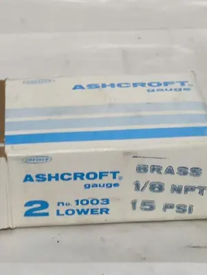 New | in-Stock ASHCROFT 1003 Universal Pressure Meters Ohio US | Surplus Asset Holdings #1403134