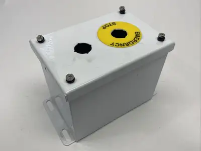 SCE-2PBXI | Saginaw Control  Pushbutton Enclosure  6 x 4 x 4.75" - Used