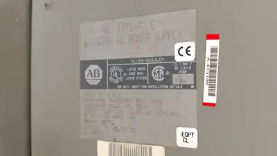 Used Allen-Bradley 1771 -P 7 PLC Power Supplies South Carolina US | Palmetto Automation #1263922