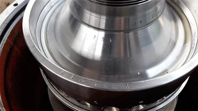 Alfa-Laval S-826 fuel/lube oil purifier, 316SS.