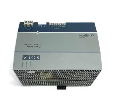 USED EMERSON POWER SUPPLY DIN RAIL MOUNT