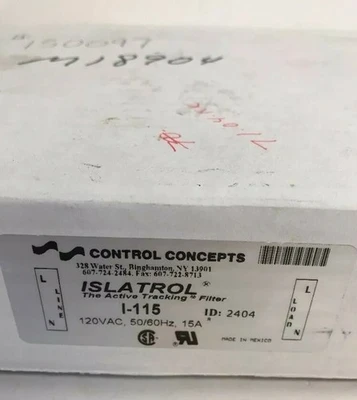 NEW CONTROL CONCEPTS I-115