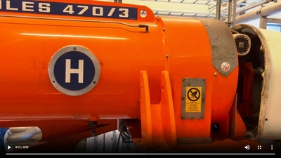 Pieralisi Hercules 470/3 decanter centrifuge, SS.