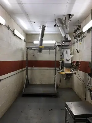 Spray dryer 7,000 lbs. Per hour evap. V-bottom dryer three nozzles #3653507