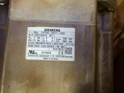 Used SIEMENS 1FK70635AF711EH0 Motors (misc) Ohio US | HGR 24 #1048015
