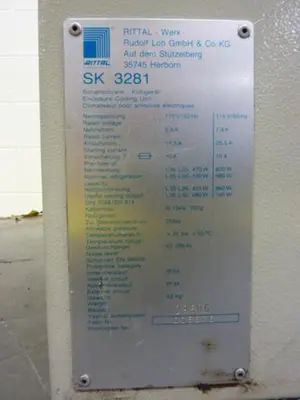 Used RITTAL SK 3281 Air Conditioning Equipment Michigan US | Ideal Machinery #1285167