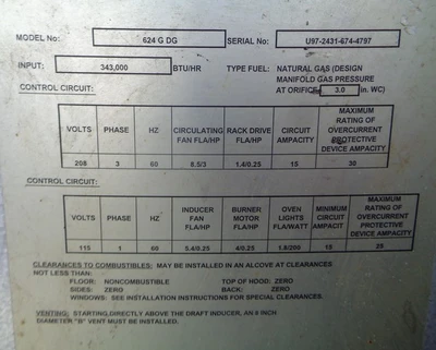 Used 1997 REVENT 624 G DG Ovens California US | BakeryEquipment.com #1555265