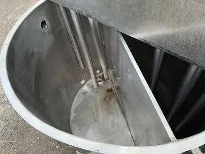 Tank, 175 Gallon, Stainless Steel, Dual Compartment, #S744974