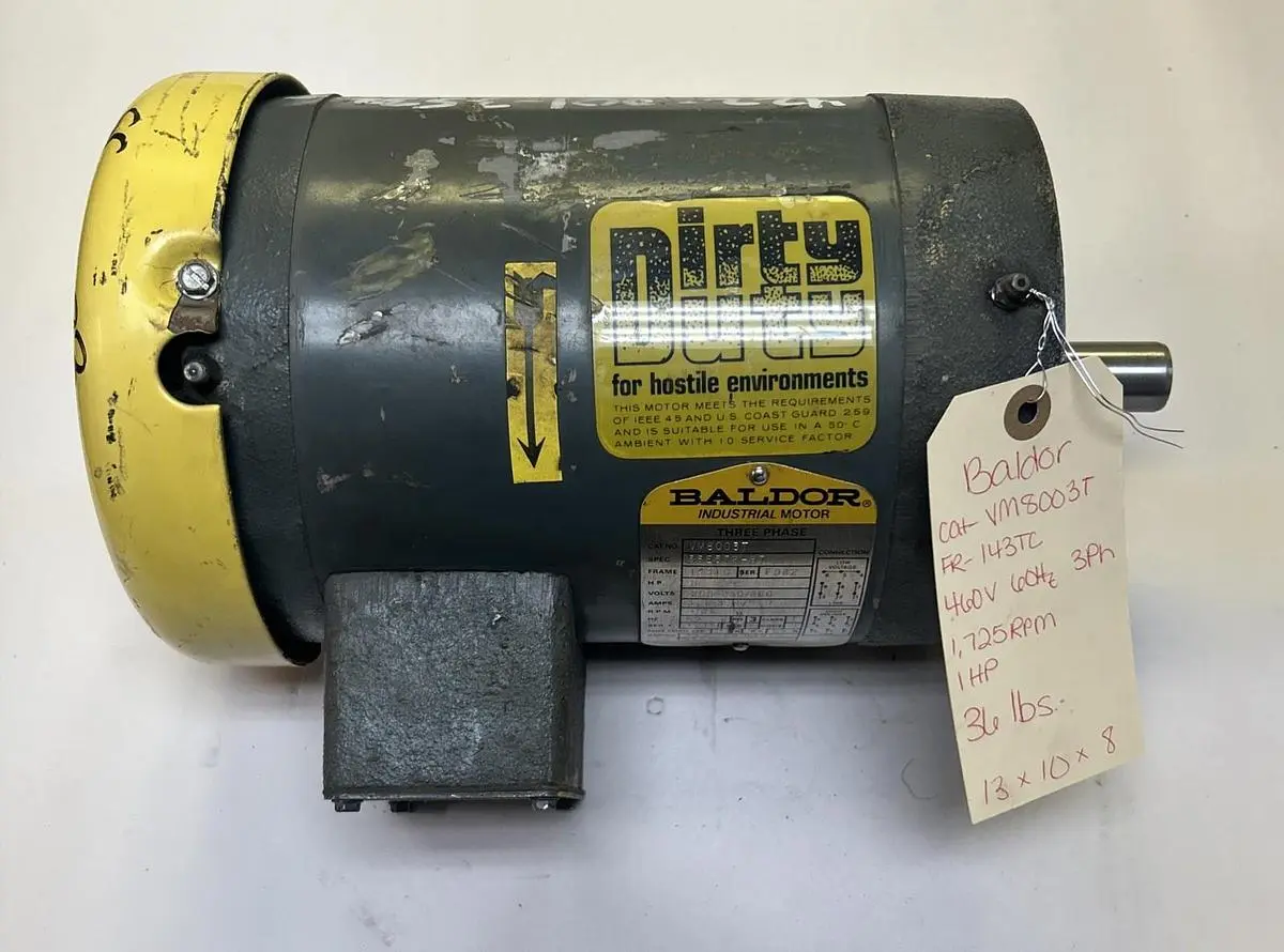 Used BALDOR VM8003T A.C. Motors Ohio US | Surplus Asset Holdings #1241751
