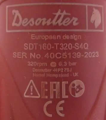 NEW DESOUTTER SDT160-T320-S4Q NUTRUNNER SDT160T320S4Q 1465724