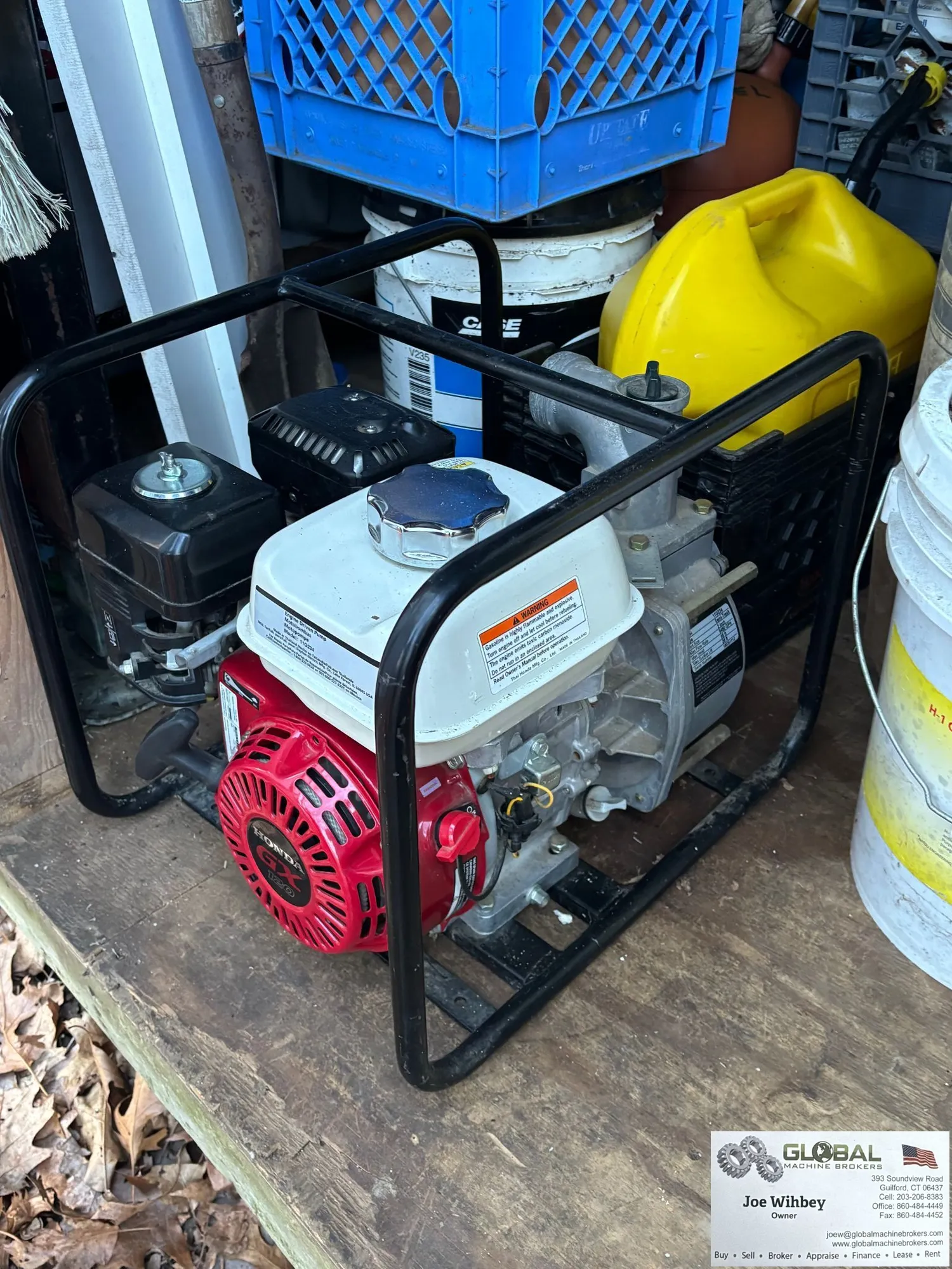 Daytona 11G234 Semi Trash Pump Engine Driven w/ 2 Hoses