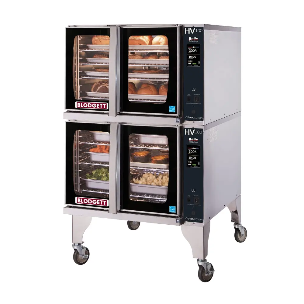 Blodgett HVH-100E DBL Hydrovection® Double Full Size Electric Convection Oven - 30kw, 208v/3ph