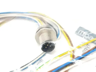 ESTGH050MSS00,5E05 (M16),E11588 | ifm E11588 Male Receptacle M12 5-Pin 0.5m, M16 Mounting ESTGH050MSS00,5E05 (M16) - New