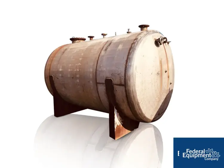 Used N/A 3500 Gal Stainless Steel Tank, Horizontal Stainless Steel Tanks Ohio US | Federal Equipment Company #126306