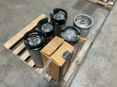 Used LOT OF (6) 5 GALLON TORPEDO KEGS Beer Equipment Michigan US | Miedema Asset Management Group #1580089