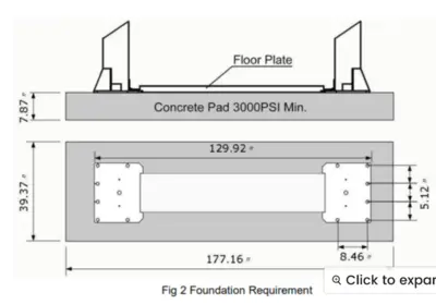 AGT Two Post Base Plate Auto Lift (ATK-B1000)