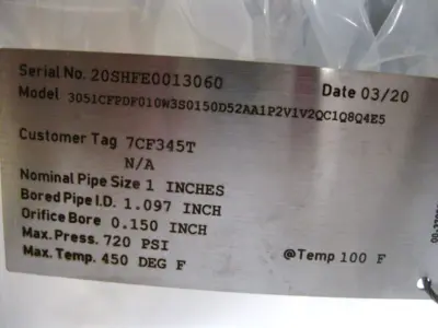NEW Rosemount 3051 CFP DF010W3S0150D52AA1P2V1V2QC1Q8Q4E5M5CNG7377