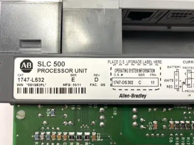 USED ALLEN-BRADLEY SER. E REV. D SLC 500 PROCESSOR UNIT 1747-OS302 SER. C