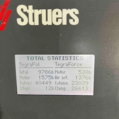 Item# L148 Struers TegraPol-25 Semi-Auto 10” Polisher