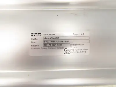 Parker 1P4MA0005513 Multi-Stage Pneumatic Air Cylinder 4" Bore 14" Stroke 250PSI