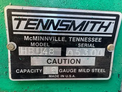 TENNSMITH HBU48-16 Box & Pan Brakes including Finger | THREE RIVERS MACHINERY (2)