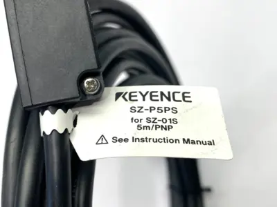 Used KEYENCE Output Cable, PNP for SZ-01S, 5m Cable & Wire Michigan US | Maverick Industrial Sales #1393121