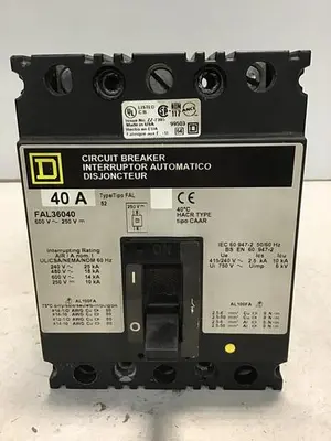 USED SQUARE D FAL36040