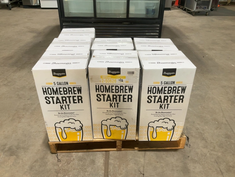 Used LOT OF (7) BREWMASTER 5 GALLON HOMEBREW STARTER KITS Brewing Equipment Michigan US | Miedema Asset Management Group #1580078