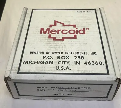 New | in-Stock MERCOID DA-21-2B-12S Miscellaneous Equipment (Electrical & Power) Ohio US | Surplus Asset Holdings #1209649