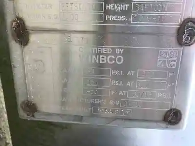 USED WINBCO TANK NA