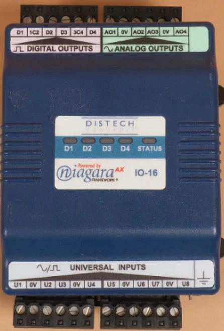 Distech CDIDI-IO16XX-00 EC-NetAX IO-16 16 Point I/O Expansion Module 8UI 4RO 4AO [New]