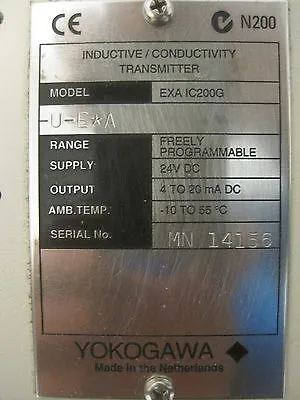 NEW YOKOGAWA EXA IC200G TRANSMITTER EXA IC200G-U-E*A