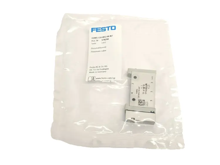 New | in-Stock FESTO PNEUMATIC VALVE 574258 Solenoid Valves Michigan US | Maverick Industrial Sales #1091691