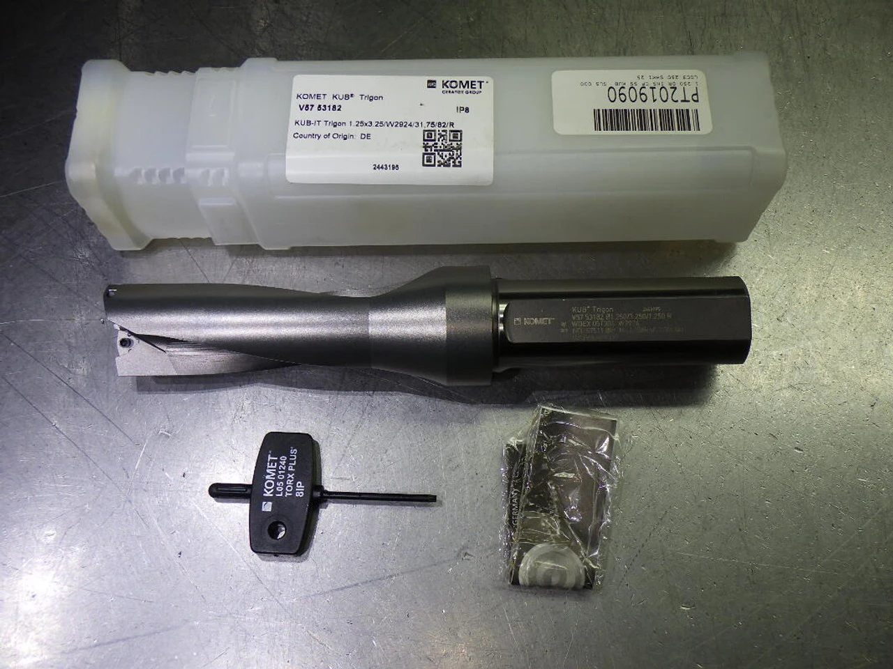 Komet KUB T 1.25" Coolant Thru Drill 1.25" Shank V57 53182 (LOC2232)
