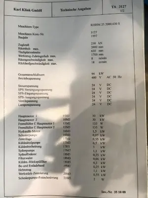 KARL KLINK 25/78 Vertical Table-Up Broaches | Machinery Intl. Corp. (4)