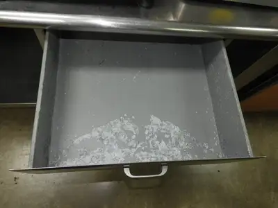 Used Falcon Restaurant Supply Used Commercial Stainless Steel Table with 2 Drawers Food Prep Tables Illinois US | Falcon Restaurant Supply #1376477