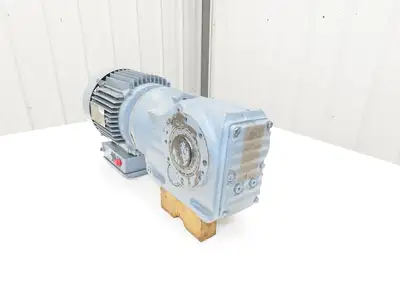 Sew Eurodrive KA47DT90L4 Gearmotor 2Hp 163rpm 230/460V 3PH Hollow Shaft