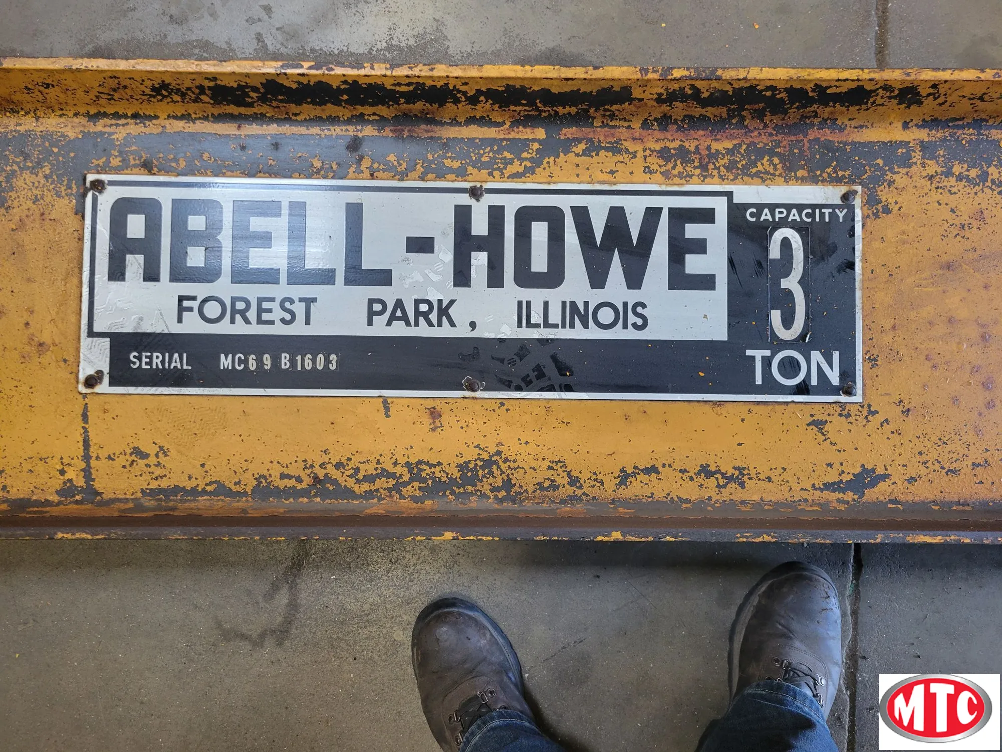 Used ABELL-HOWE 3 ton Jib | Cranes, Jib