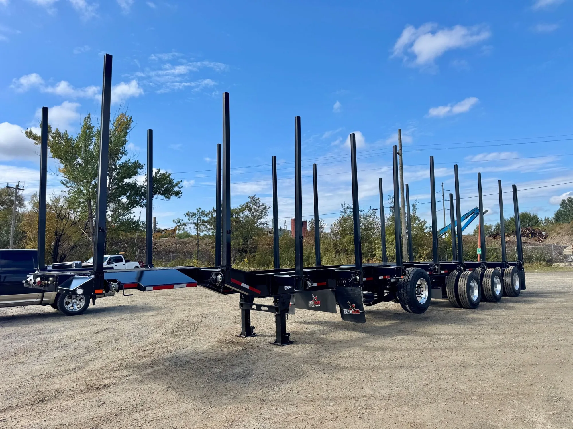 New | in-Stock 2027 FABRINORD 50′ 4 AXLE Forestry Trailers Ontario CA | Driven Equipment Solutions #1423075