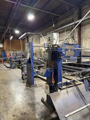 50" x 110" Koppers 2 color Flexo Folder Gluer