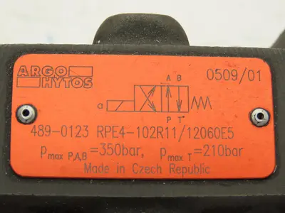 Argo Hytos RPE4-102R11/12060E5 Directional Control 4/2 Solenoid Valve 120V D05