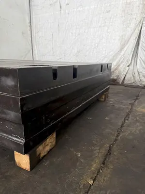 60" X 90" X 14" T-SLOTTED FLOOR PLATE. STOCK # 0632121