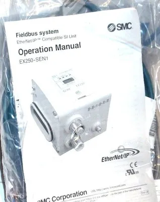 NEW SMC EX250-SEN1 CONTROLLER W/ VQC1A01N-51 PLUG VALVES, EX250SEN1, VQC1A01N51
